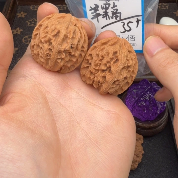 吊坠文玩核桃苹果园35
