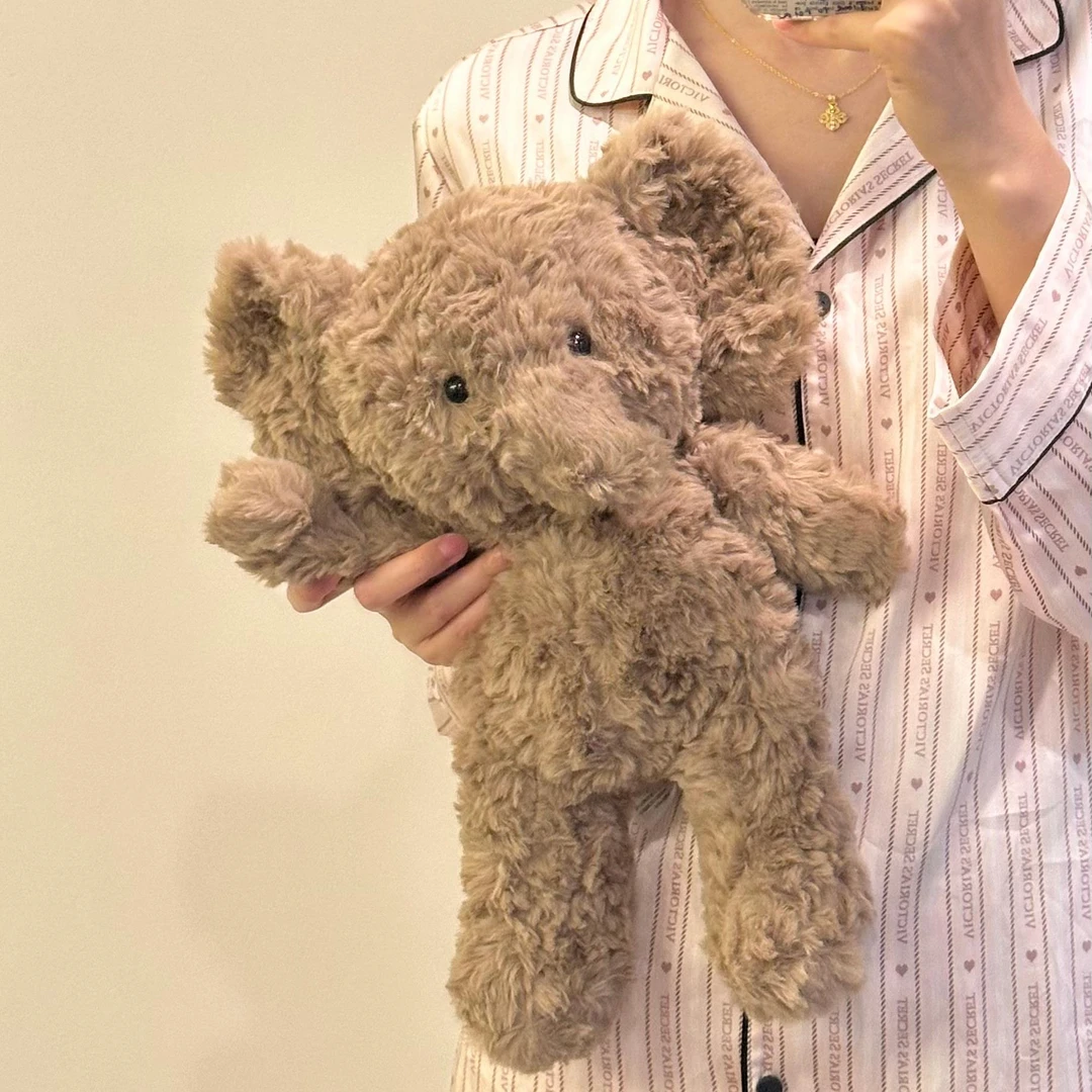 正品小象娃娃可爱大象毛绒玩具公仔玩偶安抚陪伴抱枕娃娃情人礼物