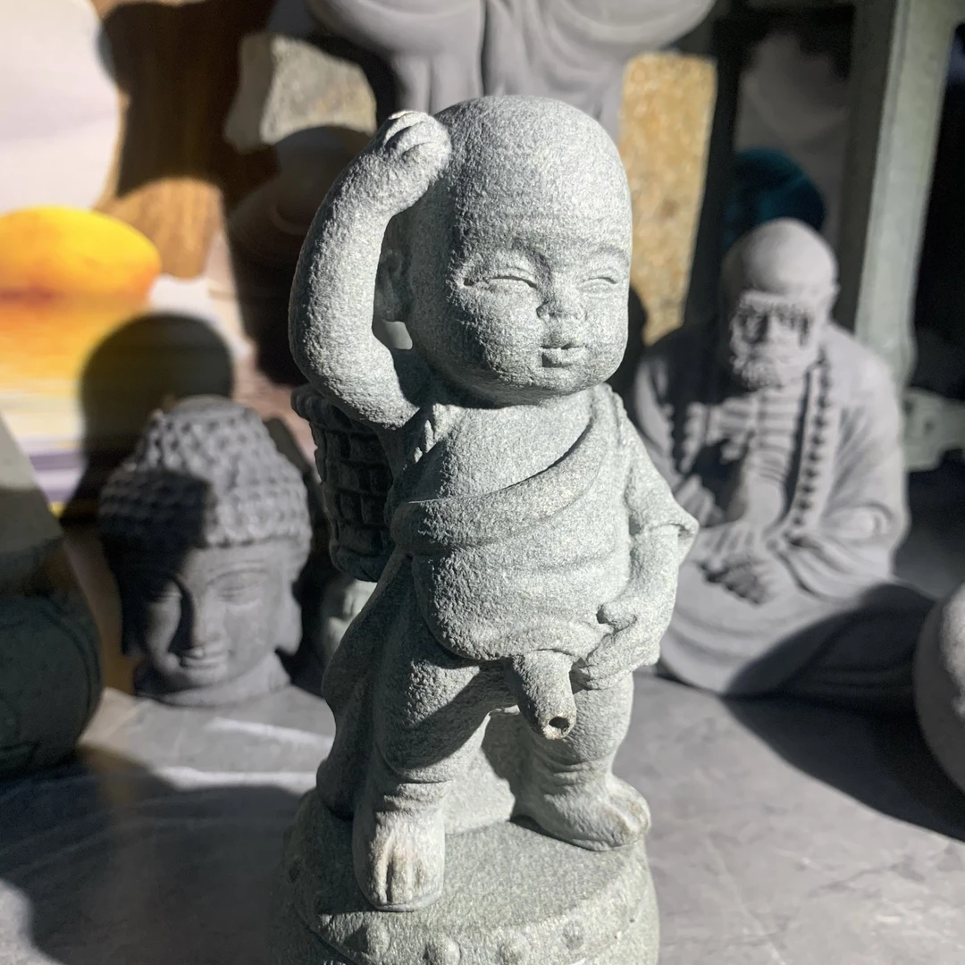 实物实拍庭院花园尿童子景观装饰创意撒尿小孩流水摆件循环水招财