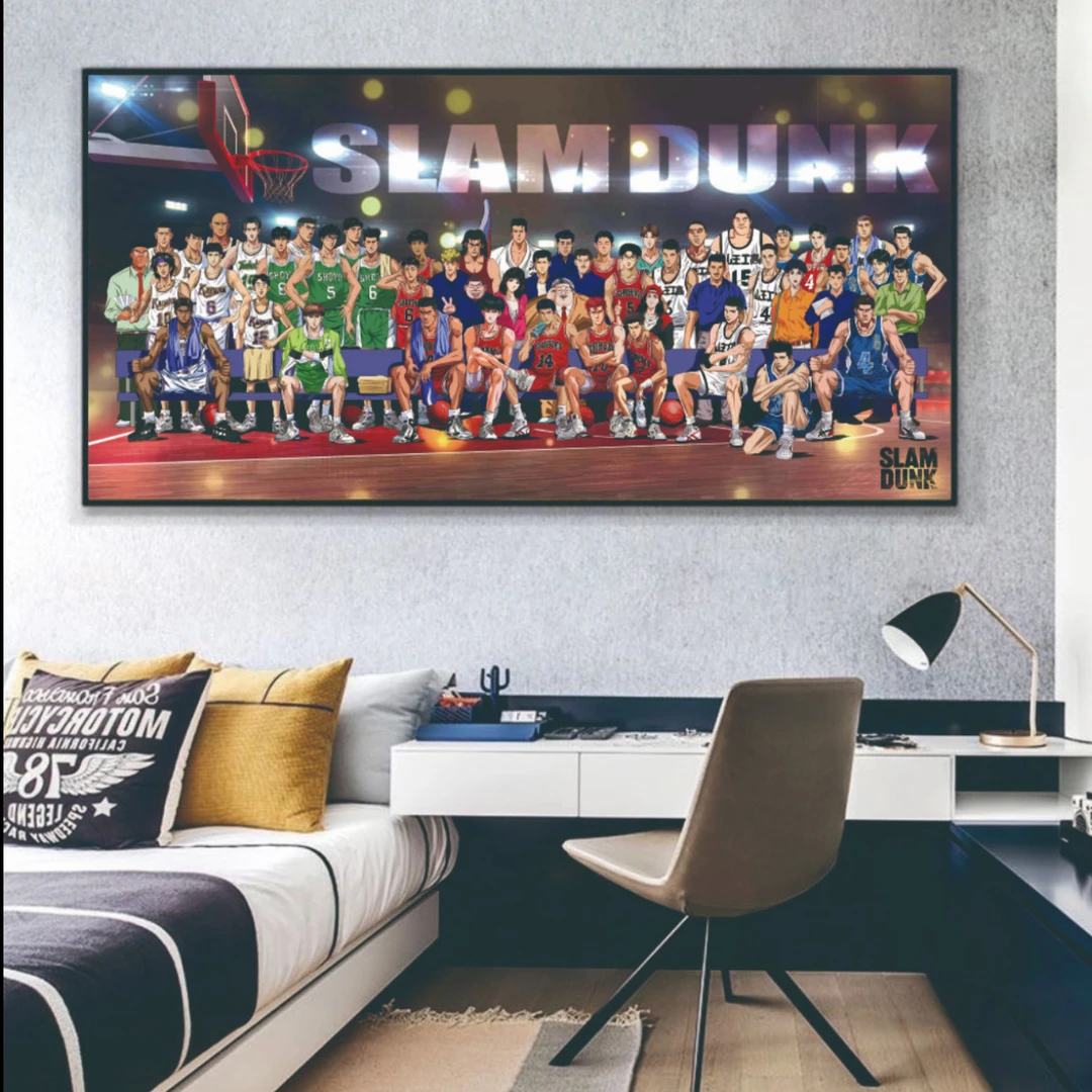《灌篮高手》灌篮大合集动漫装饰画卡通壁画P 40*80 i50