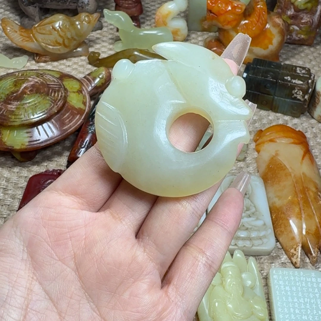 白玉菩提吊坠挂件