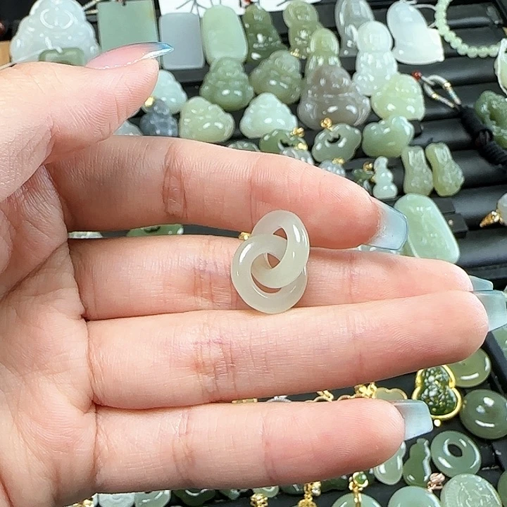 和田玉未镶嵌颈饰路*送链子送绳