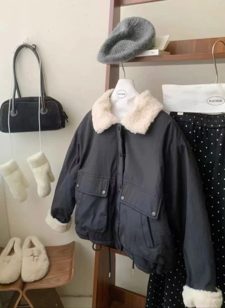 叙旧姑嫂 上新啦！加绒加厚韩版【通勤酷飒】外套 5520