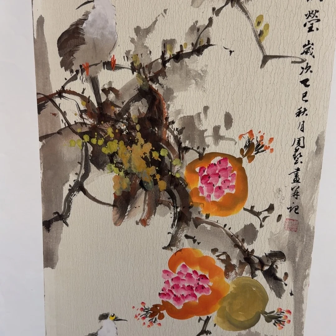 国画国画作品山水花鸟