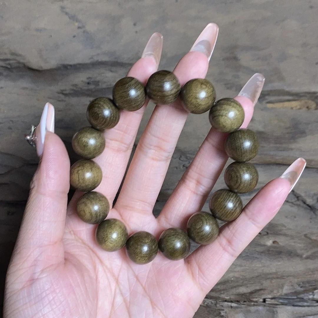 楠木（金丝楠）手串/手链1.5乌木金丝楠手串25.8