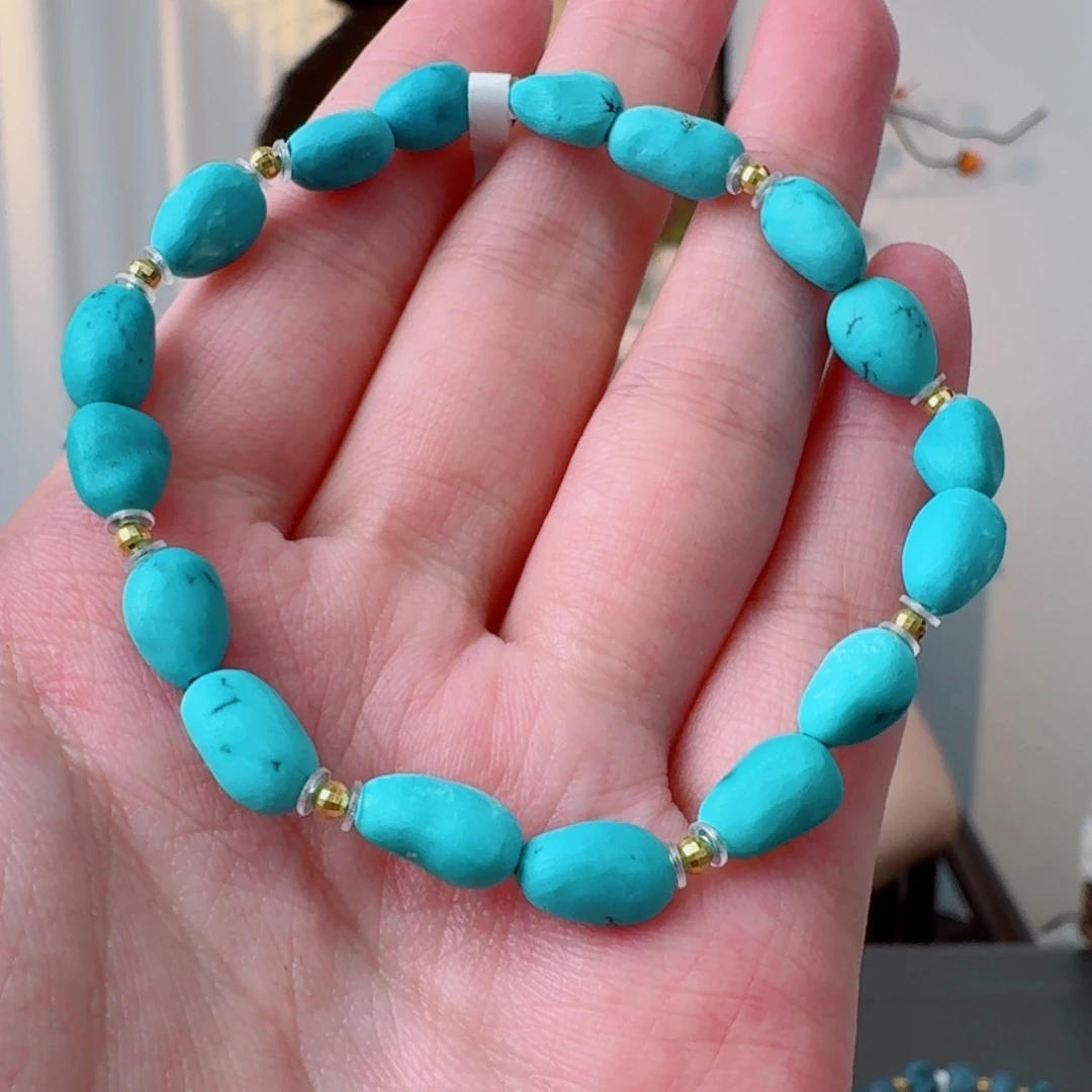 未镶嵌绿松石珠宝奇石