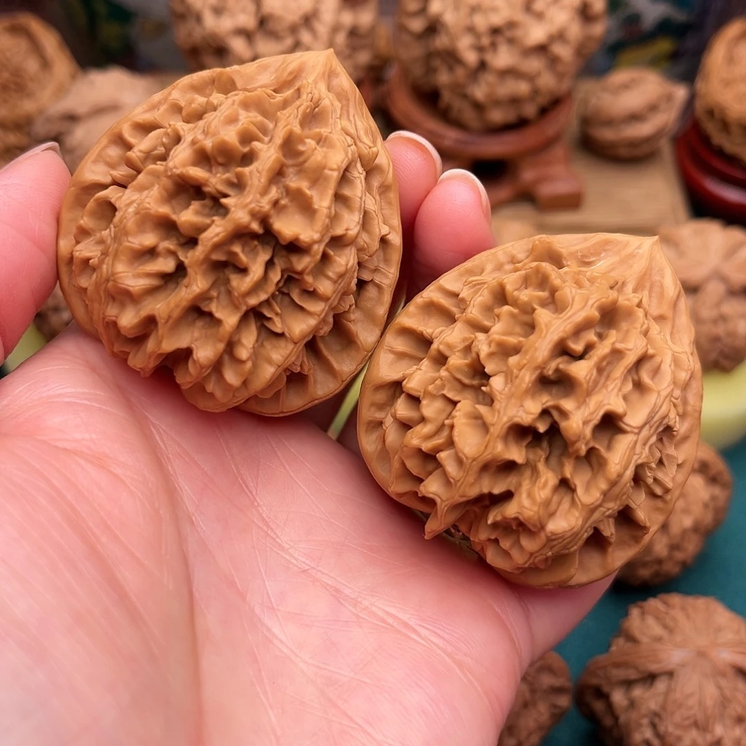 把件文玩核桃状元冠