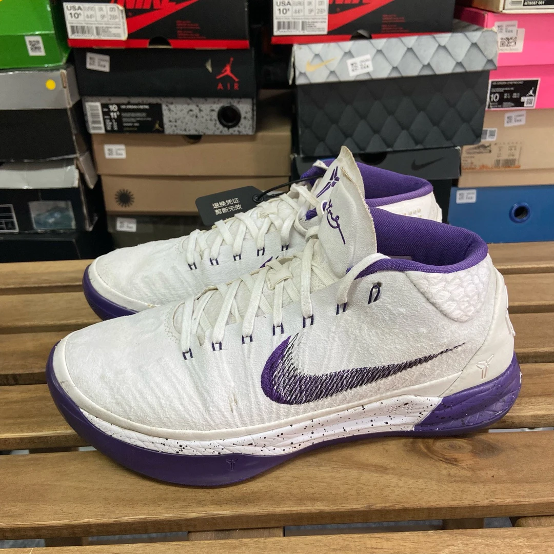 95新 MM6 41码 无原盒kobe ad mid 科比 白紫 13356509