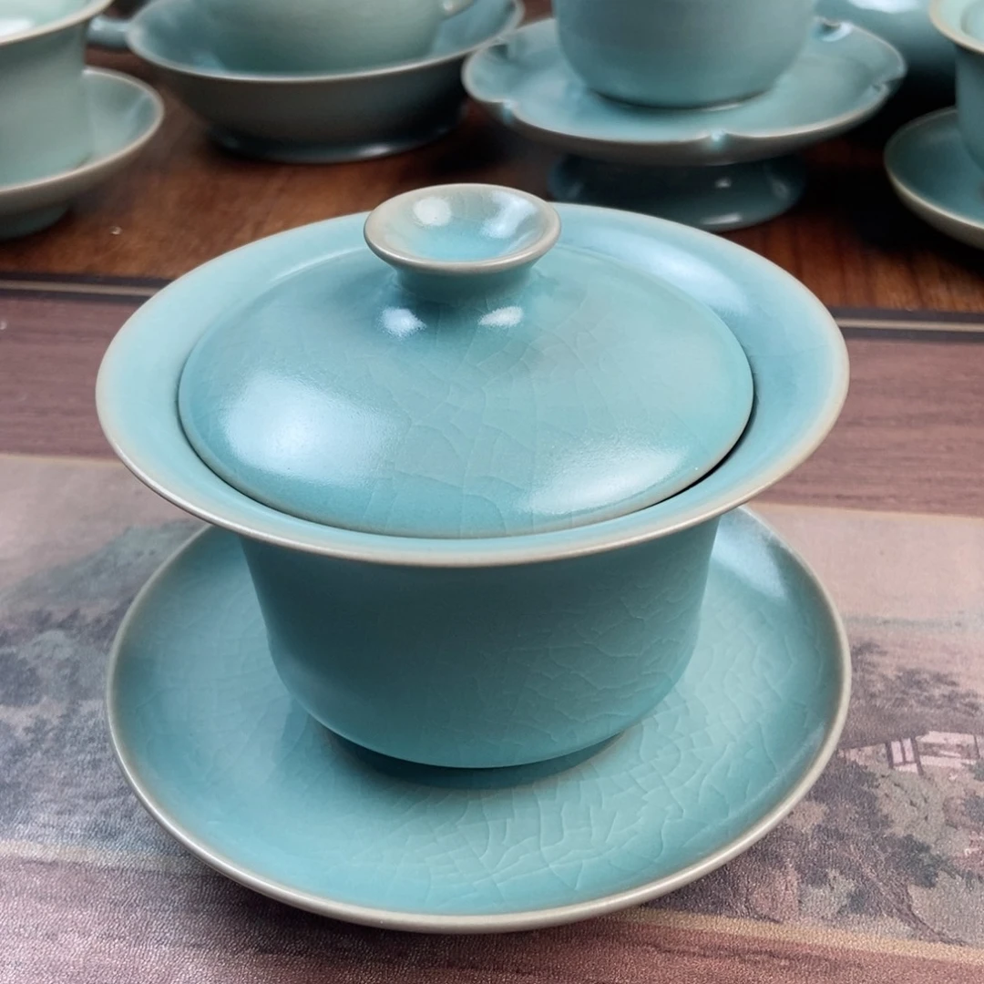 摆件原产地原矿汝瓷～茶器