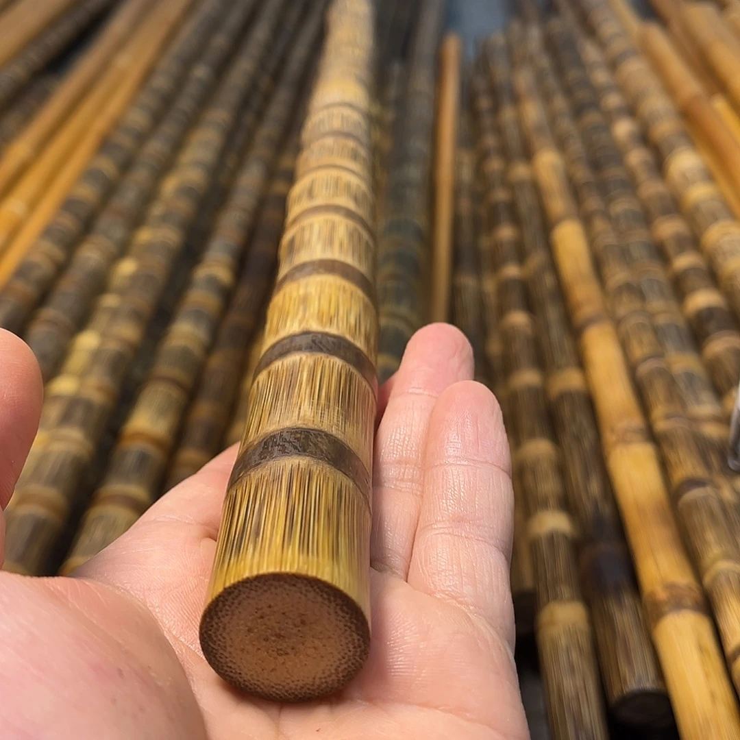 拳***拳竹精美金丝实心竹1.5米长