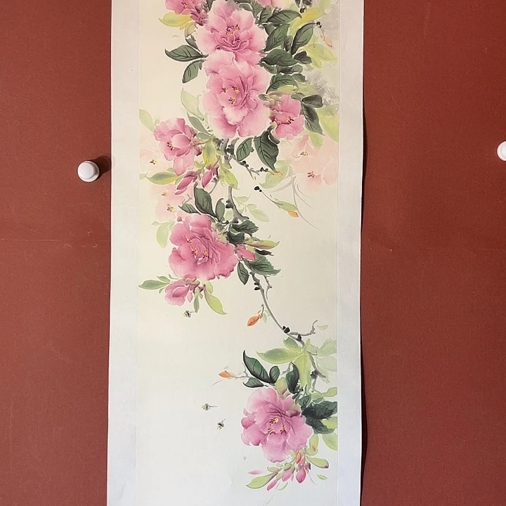 国画听兰老师花鸟