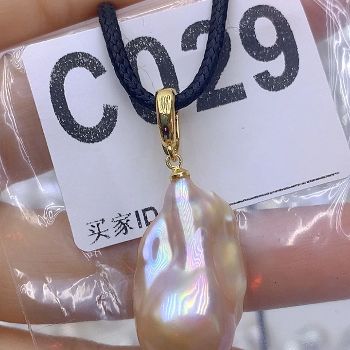 淡水珍珠颈饰银S925镶嵌