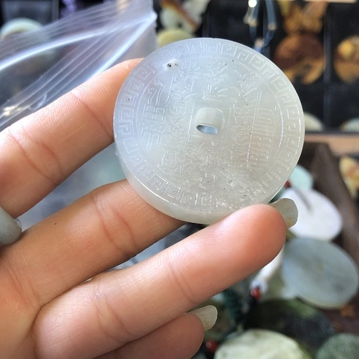 岫玉未镶嵌岫玉挂件