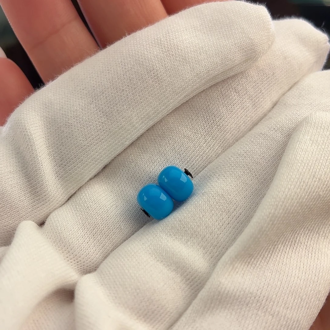 绿松石未镶嵌配饰7.5mm