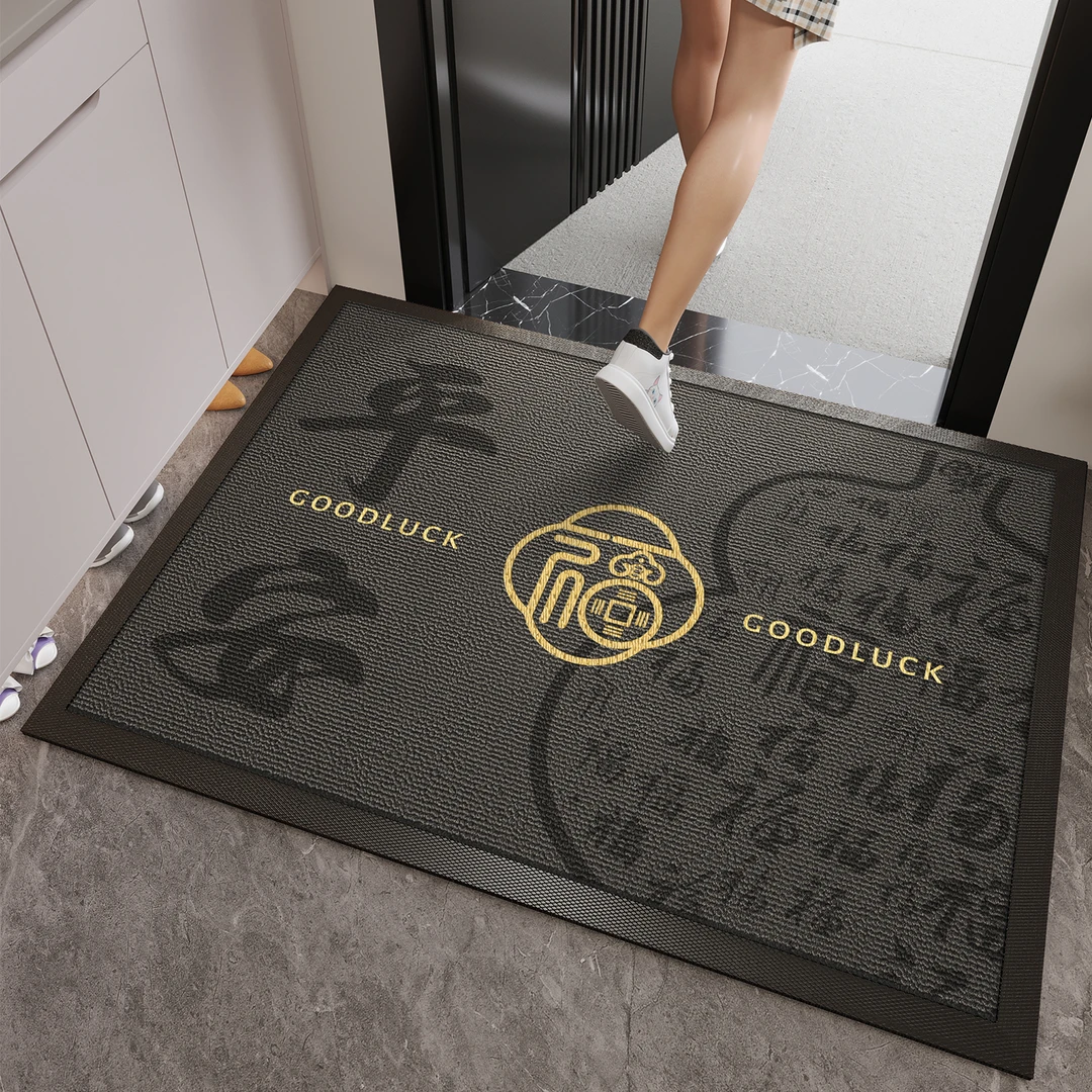 入户门地垫高端大门口耐脏除尘进门脚垫美尼斯别墅豪宅可定制地毯