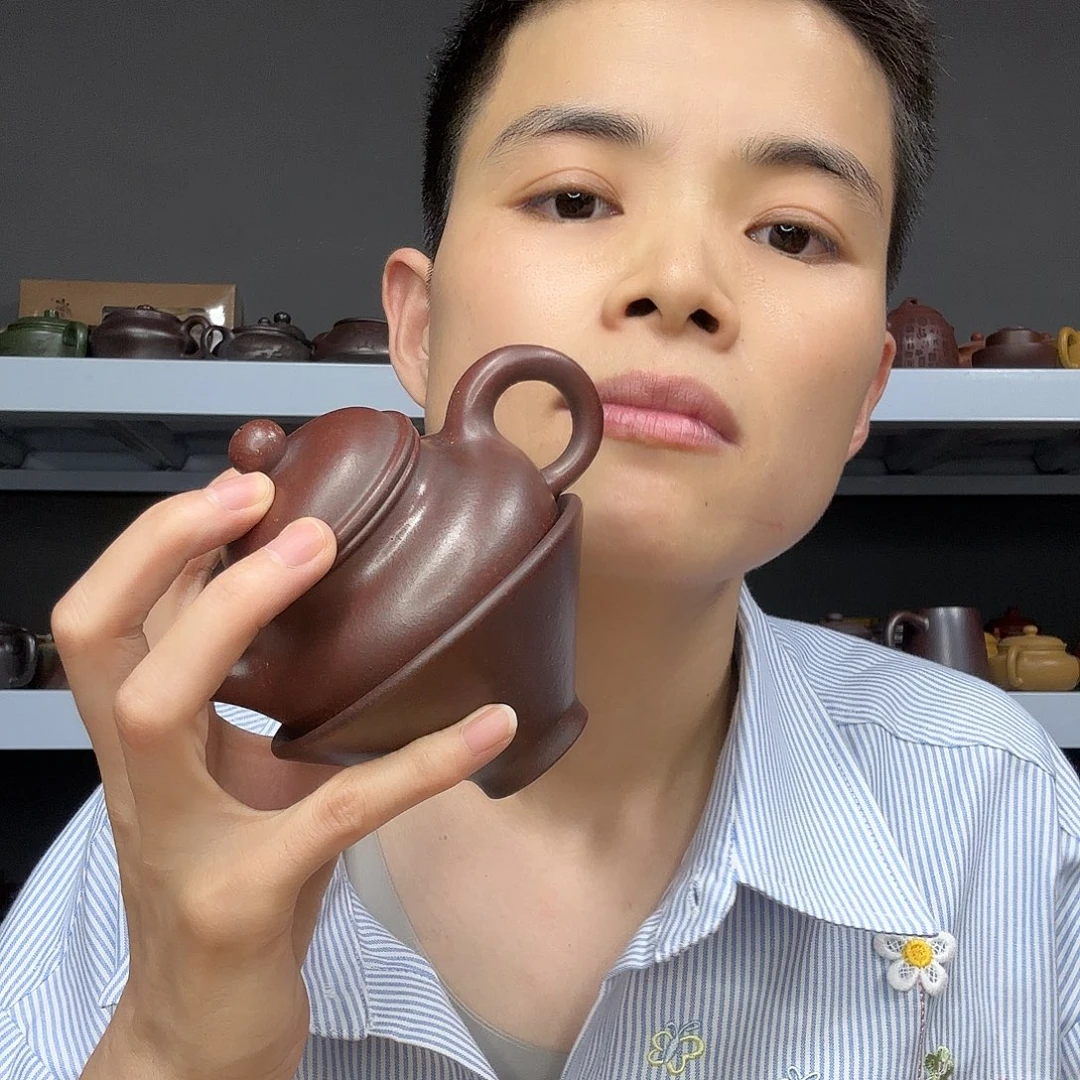茶壶底槽青民间手艺人全手工制作