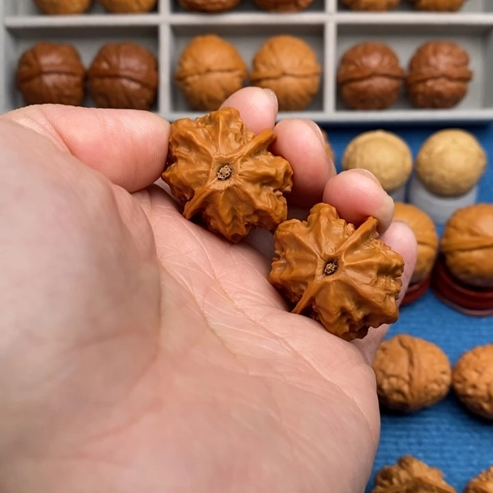 把件文玩核桃蝴蝶龙脊