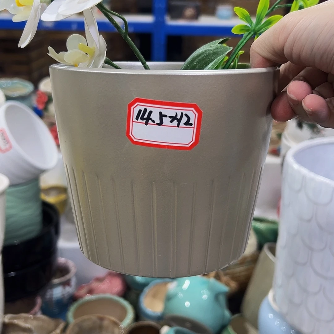 外贸尾单陶瓷花盆凑10米包邮