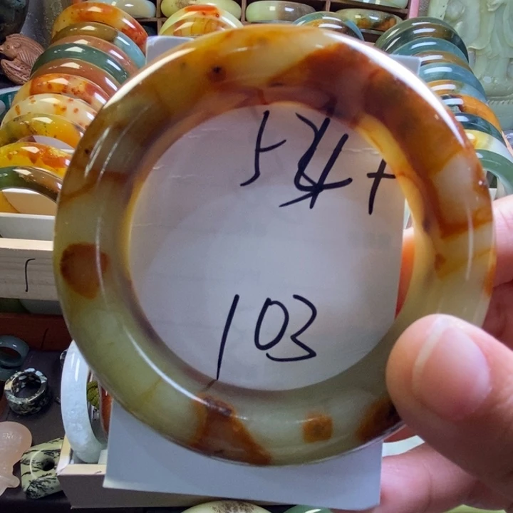 小****蛇纹石玉未镶嵌手镯