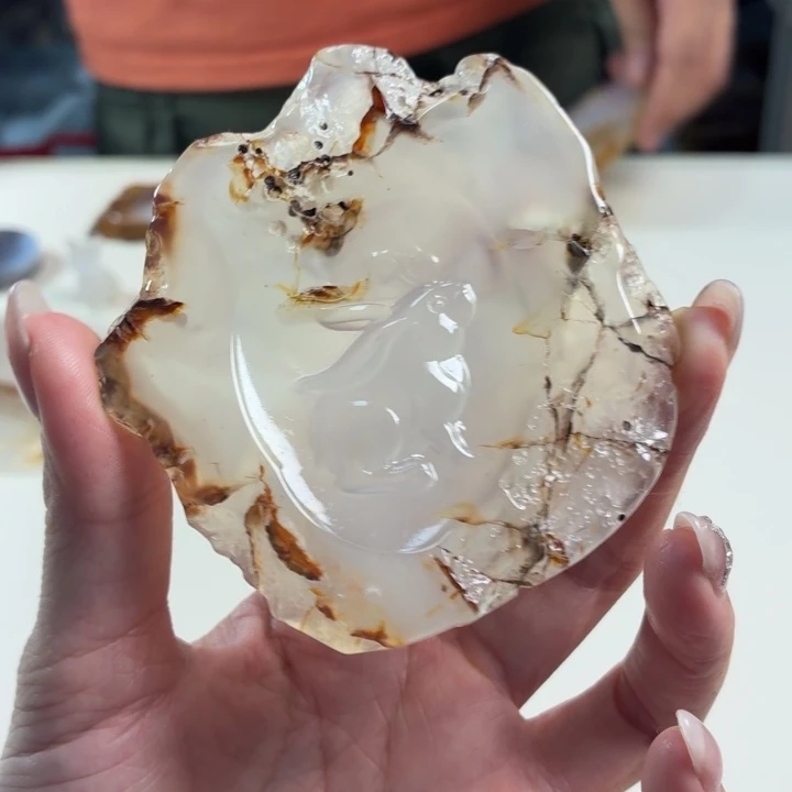 玛瑙/玉髓吊坠(不含链)未镶嵌