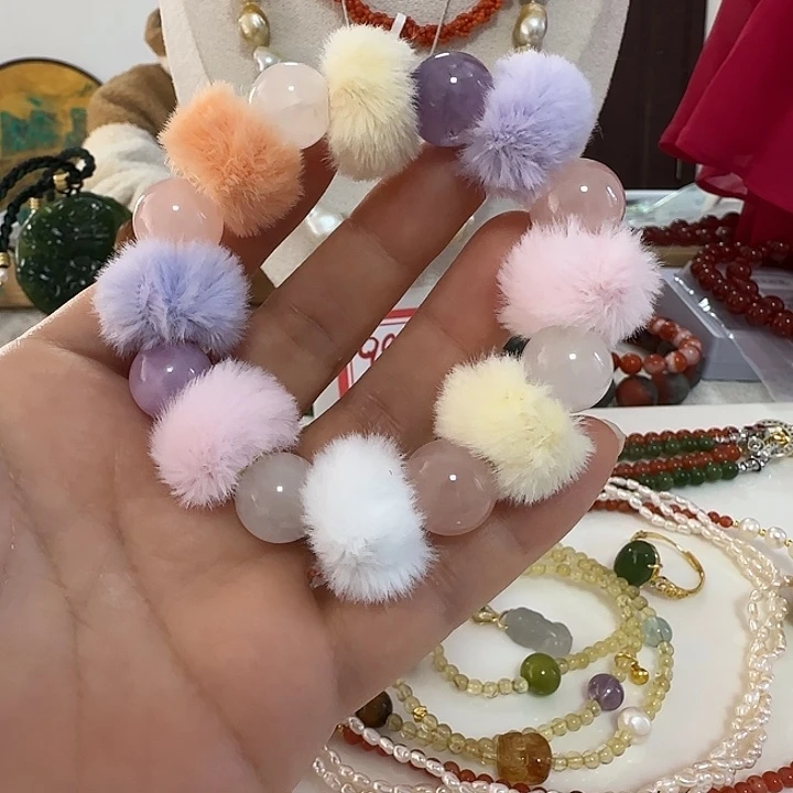 未镶嵌手链水晶13左右水晶多宝设计款有结构