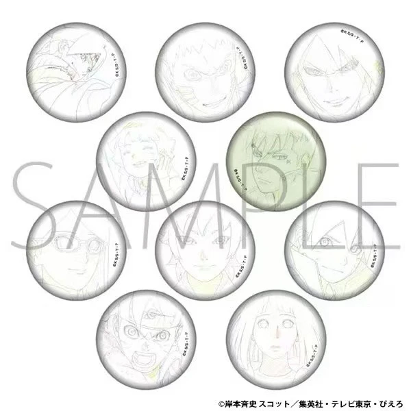 【博人传】日谷原画线稿徽章盲盒(默认代拆)