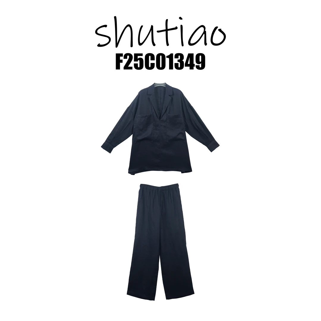 【SHUTIAO】2025春夏：新款小众设计款套装F25C01349