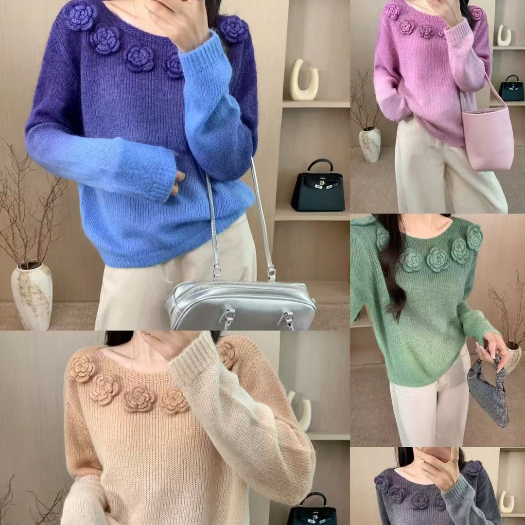 192圆领小花上衣女（771）