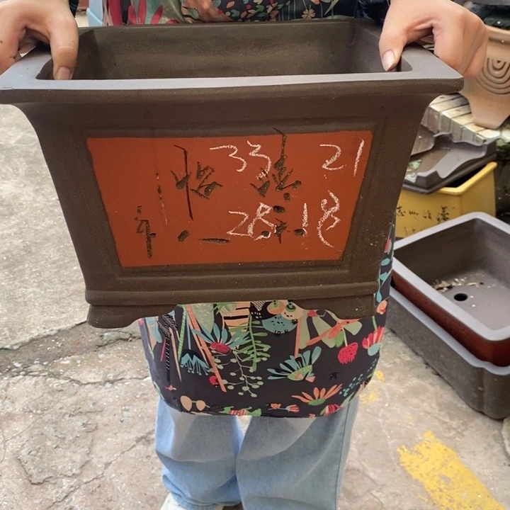 紫砂花盆自己的号了啊