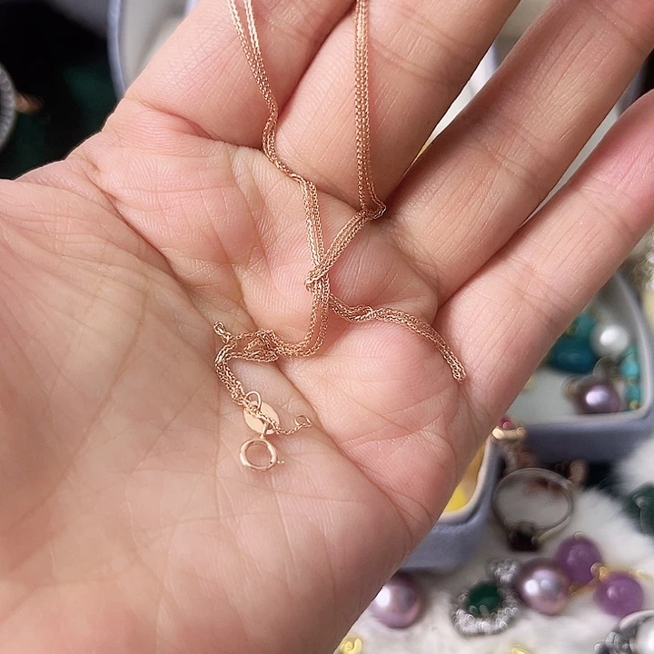 银S925镶嵌颈饰石榴石