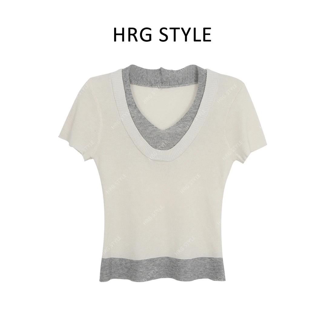 【夏日回音】针织衫 早春短外套春季新款修身显瘦针织衫Y085#