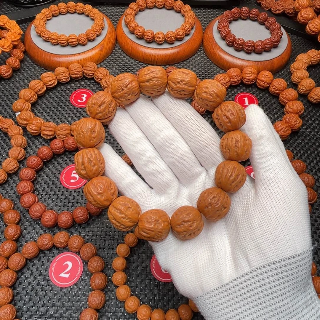 文玩核桃手串肉筋西瓜