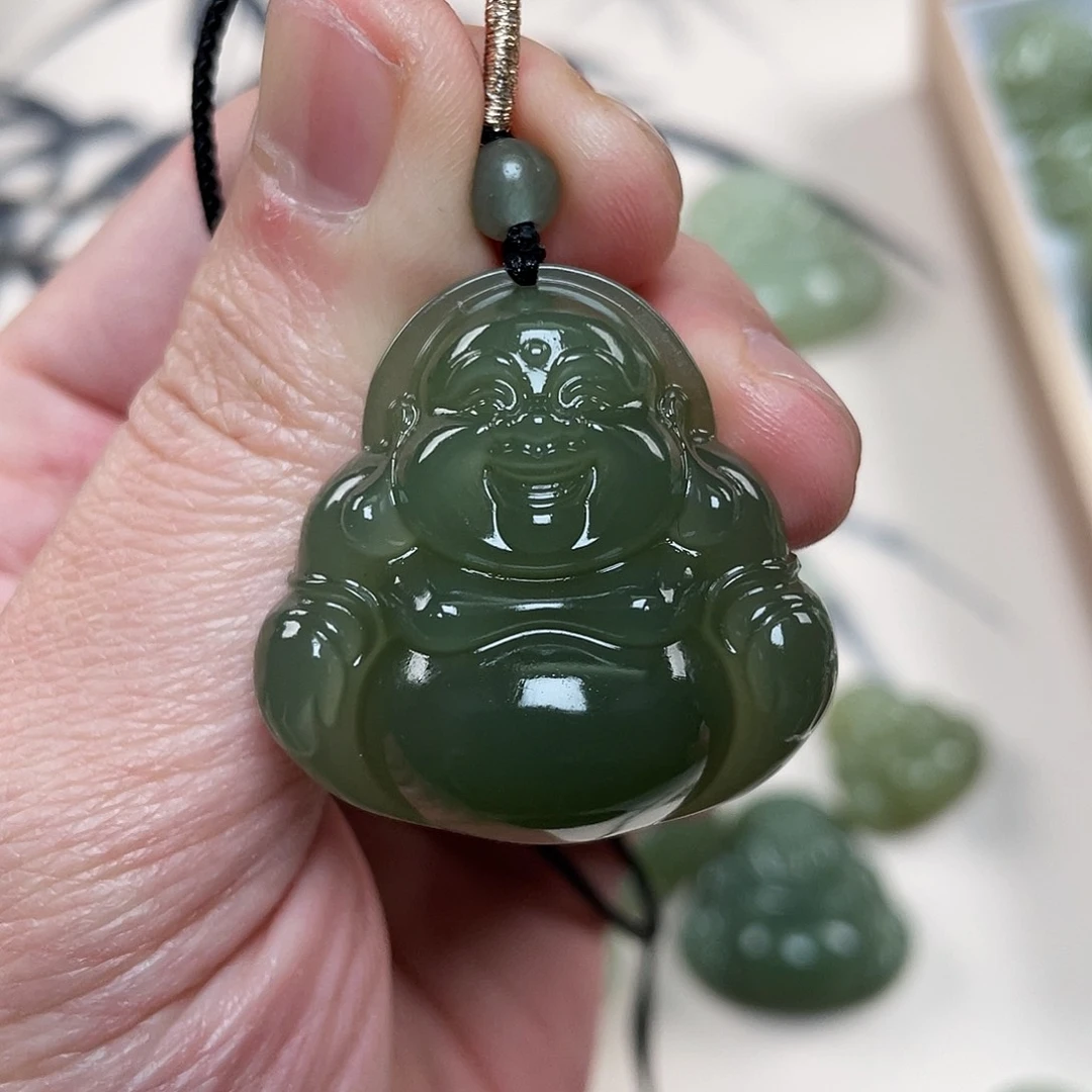 和田玉吊坠(不含链)未镶嵌微瑕