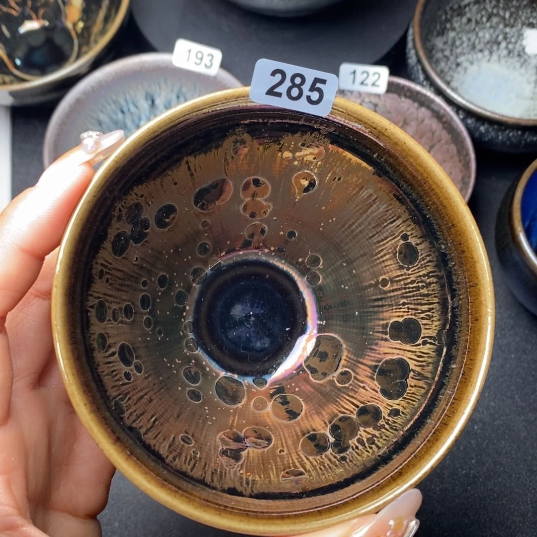 茶盏建窑建盏主人杯285微瑕