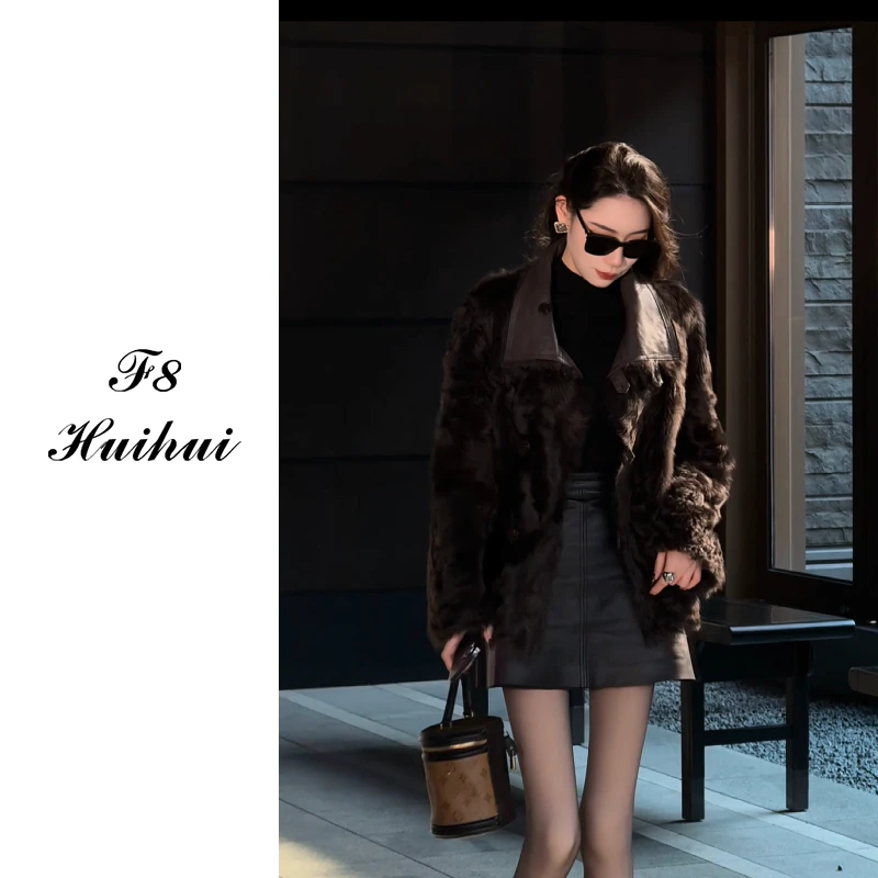 【F8】“璀璨星辰” 高奢小湖羊！超轻超软精品双面穿小湖羊皮毛一体