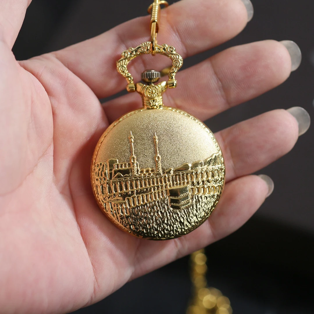 复古石英怀表数字翻盖大号适合老人学生的创意礼物