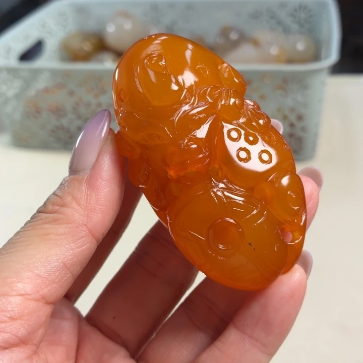 玛瑙/玉髓未镶嵌吊坠(不含链)