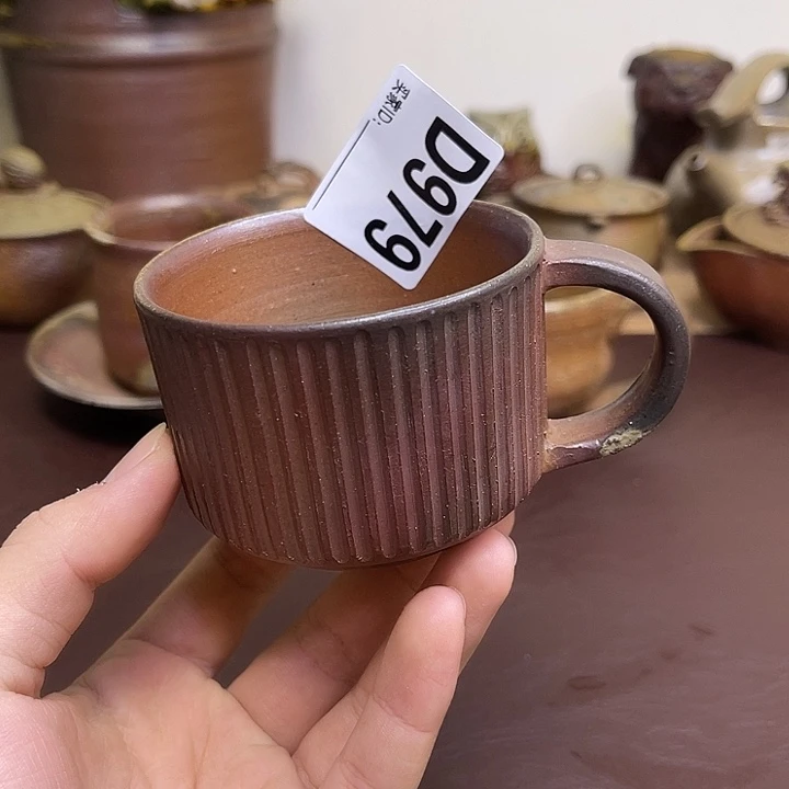 明光窑 咖啡杯 备前烧