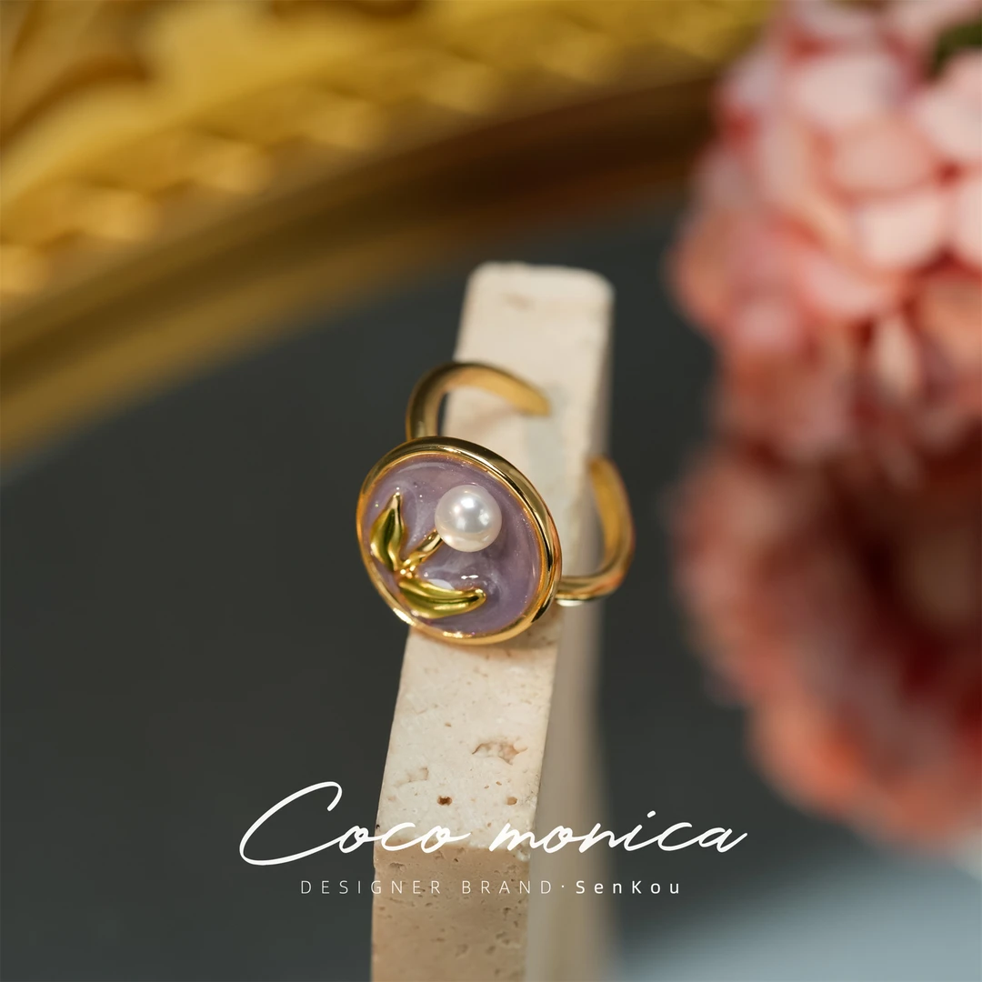 【小霞珠宝】小众百搭珍珠戒指 设计师款WE511