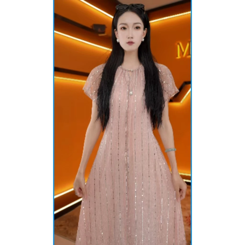 GS-2025年新款流速轻奢款气质高挑连衣裙