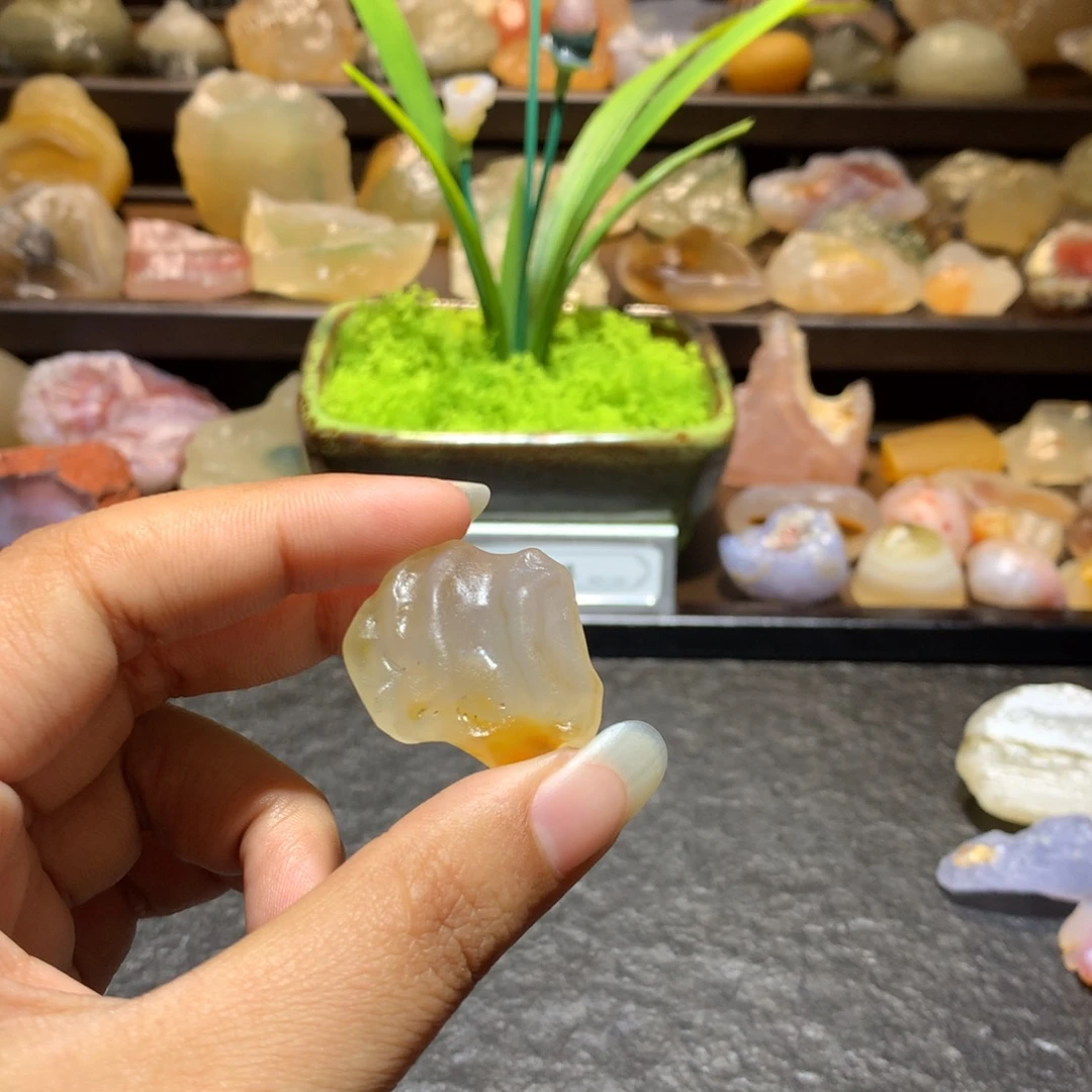 玛瑙/玉髓未镶嵌项链