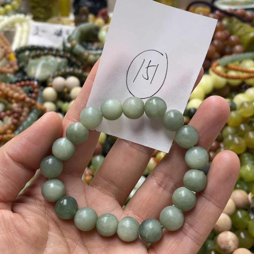 蛇纹石玉手链未镶嵌