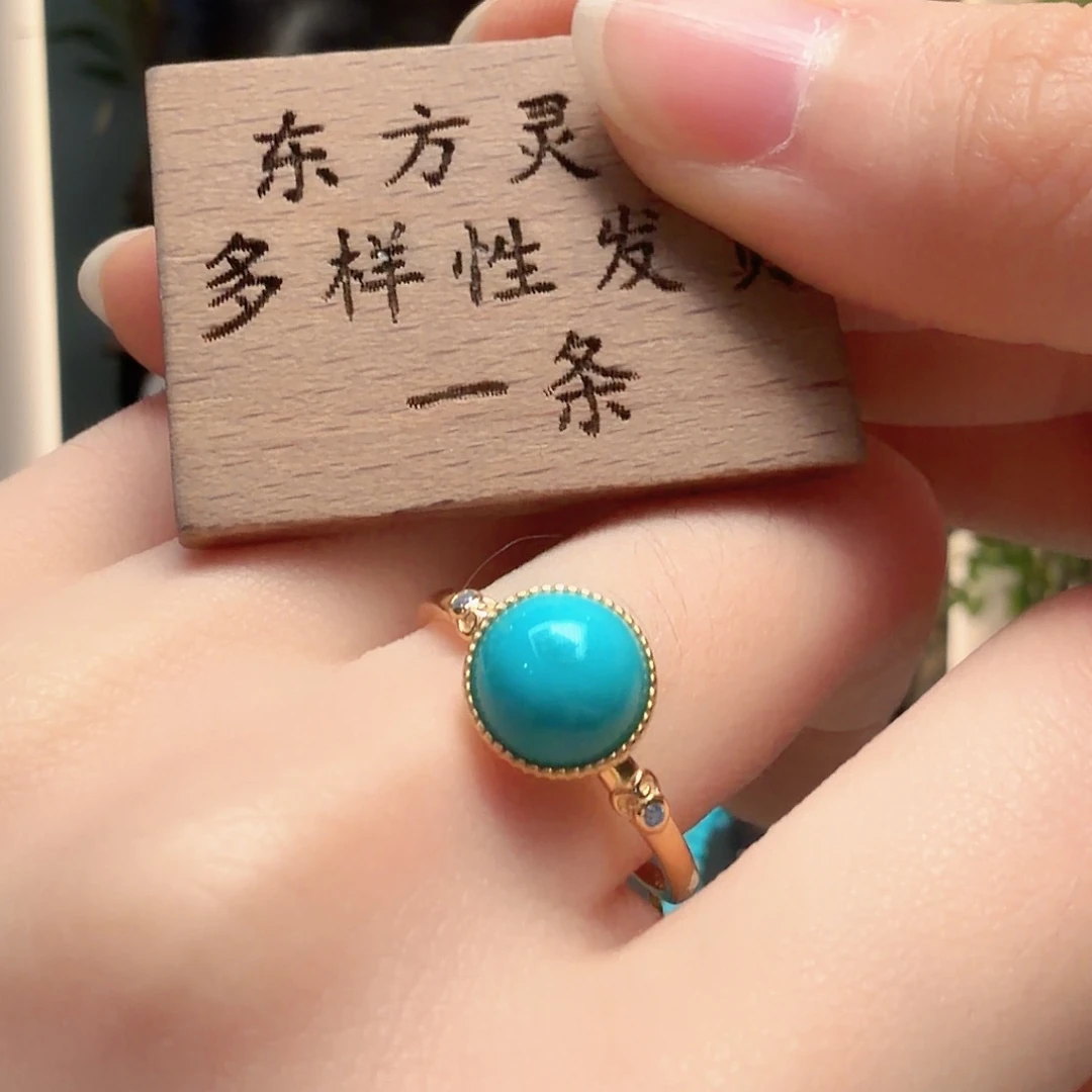 绿松石银S925镶嵌颈饰