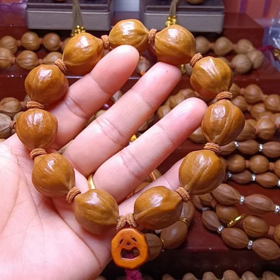 橄榄核手串/手链橄榄核手串铁核蒜头老料1.8+