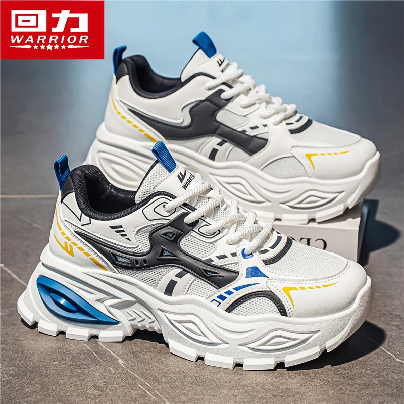 回力男鞋冬季2025新款厚底增高小白痞帅休闲百搭学生运动老爹潮鞋