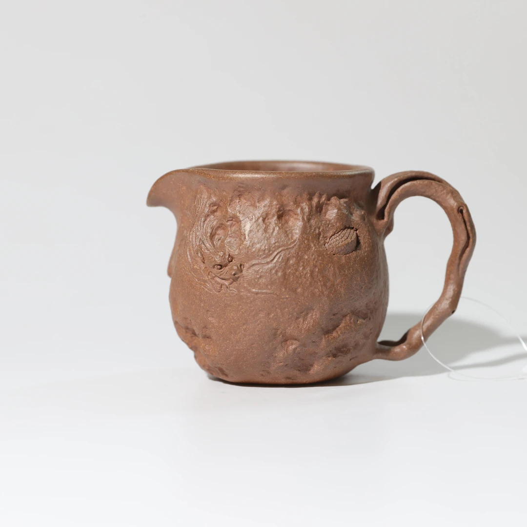 【前墅龙窑丨龙公道】羡砂 约100CC 段泥 紫砂壶