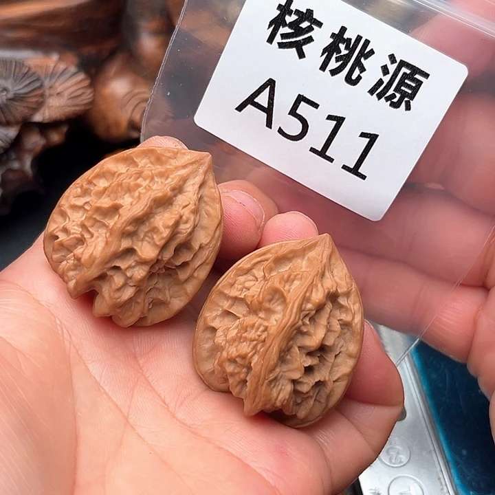 桃核把件核桃龙骨34