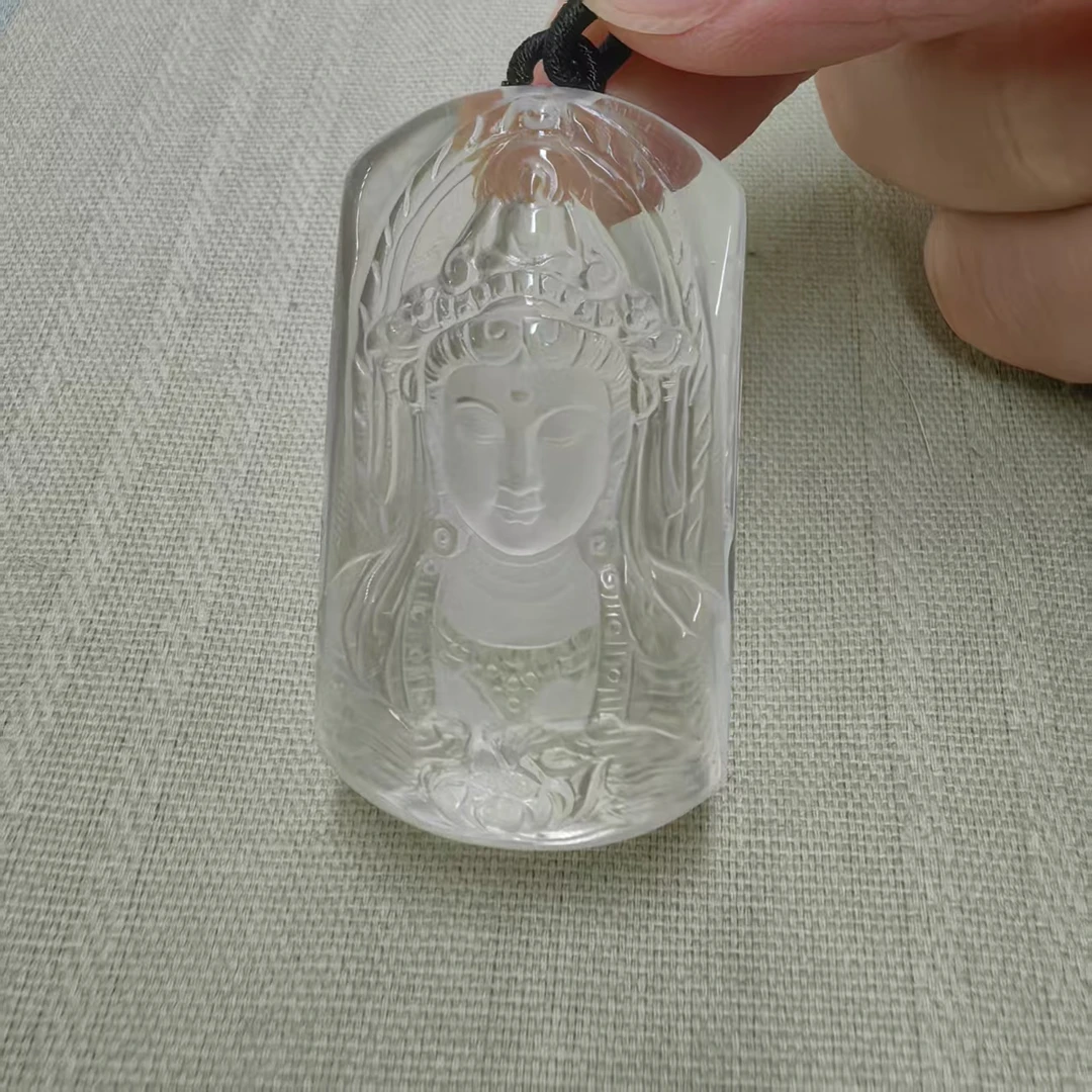 观音佛吊坠水晶佛吊坠