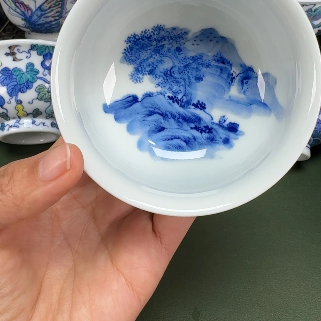 沙沙手绘手工茶具178