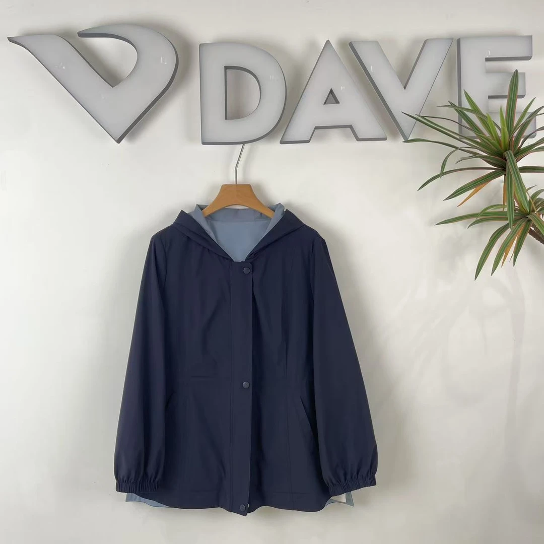 婉帛0017风衣外套（衣长67-70cm左右）